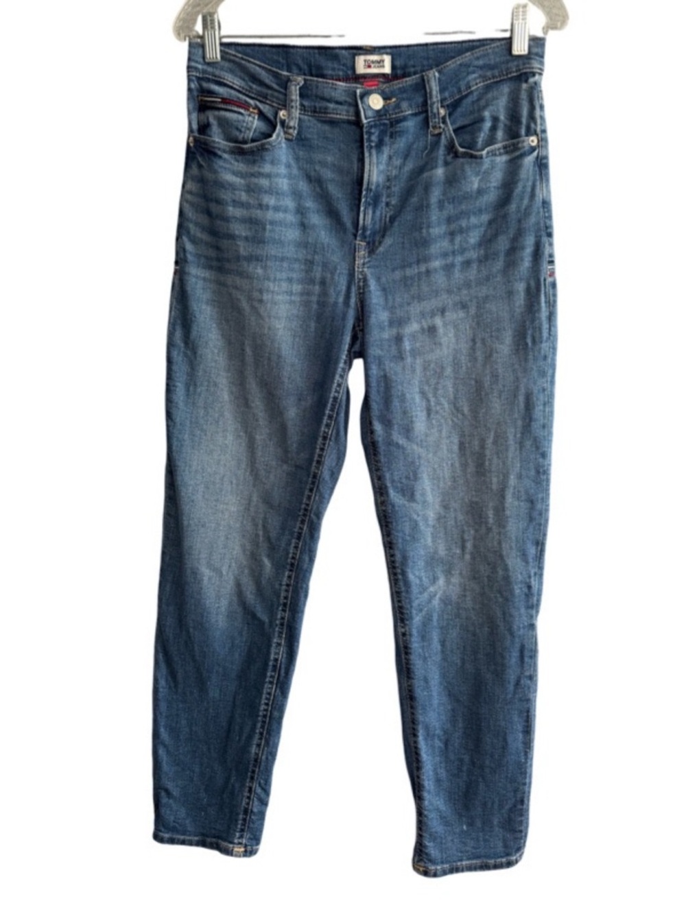 Tommy Jeans Ankle Jeans Classic Medium Wash Denim Blue Size 2